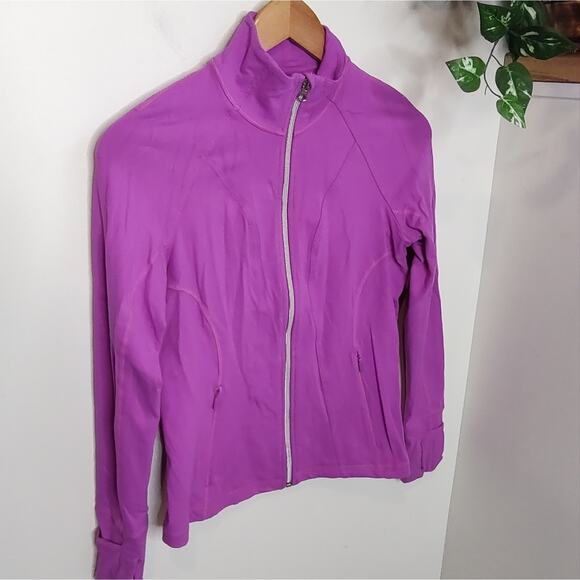 Athleta Full Zip 'Hope Jacket 2' in Jazzy Purple Size Small - Picture 3 of 12